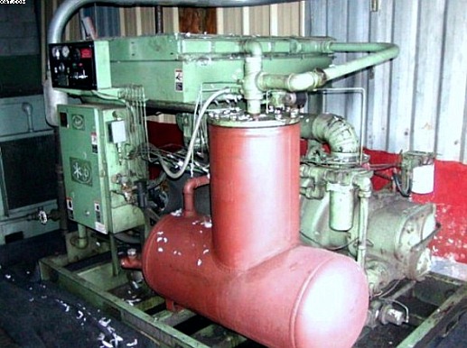 SULLAIR 150 hp Screw Air Compressor, Model 25-150H, 100/110 psi,